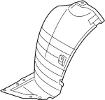 638451BA0A - Body: Ft Fender Liner for Infiniti Image