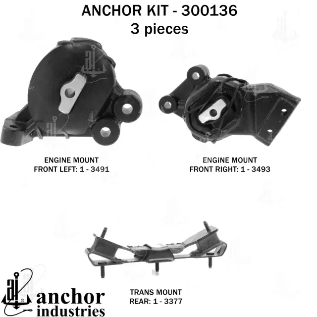300136 - Engines &amp; Components: Anchor Engine Mount Kit for Anchor Image