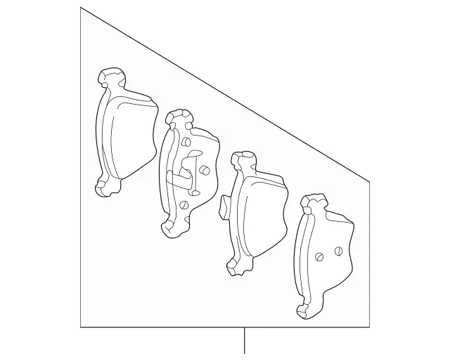 3420212041 - : Disc Brake Pad Set for Mercedes-Benz Image