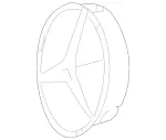 2078880260 - : Emblem Support for Mercedes-Benz Image