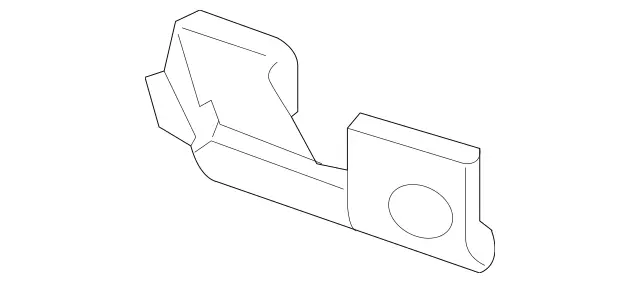1668311546 - Heating and Ventilation: Rear Duct for Mercedes-Benz: GL350, GL450, GL550, GL63 AMG, GLE300d, GLE350, GLE400, GLE43 AMG, GLE450 AMG, GLE550e, GLE63 AMG, GLE63 AMG S, GLS350d, GLS450, GLS550, GLS63 AMG, ML250, ML350, ML400, ML550, ML63 AMG Image image