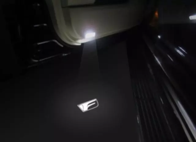 PZ36400W02 - Exterior: Puddle Lamp With F Logo - (Left Lamp Only) for Lexus: GS F, GS350, RC F Image