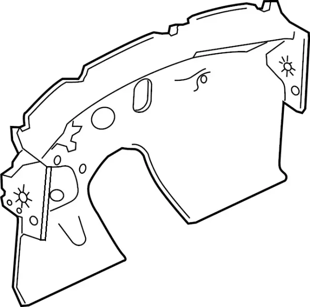 679005NA5A - Body: Insulator for INFINITI: QX50 Image