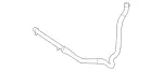 1645004275 - Heating and Ventilation: Water Hose for Mercedes-Benz Image