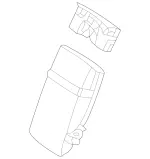 16797018018T99 - Body: Armrest for Mercedes-Benz Image