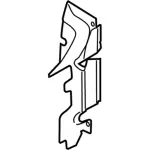 8A5Z8311A - Body: Air Deflector for Lincoln: MKS Image