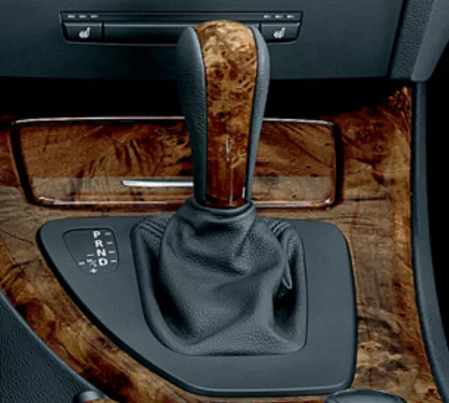 25160397346 - Interior: Selector Lever - Poplar for BMW: 325Ci, 328i, 328i xDrive, 328xi, 330Ci, 330i, 330xi, 335d, 335i, 335i xDrive, 335is, 335xi Image