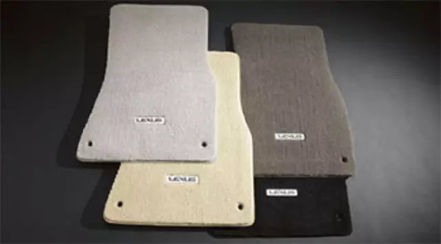 PT2085000502 - Interior: Carpet Floor Mats - Rear Mat (1 Pc.) - Black for Lexus: LS460, LS600h Image