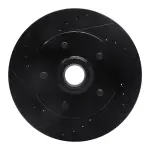 63348022L - : DFC Brake Rotor - Drilled and Slotted - Black for DYNAMIC FRICTION Image