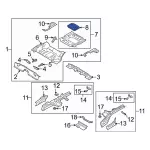 LX6Z7847122C - : 2020-2025 Ford - Battery Tray for Ford: Escape | Lincoln: Nautilus Image