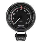 E6086 - : Gauge, Tachometer, 2 1/2" , 8k RPM, Blk Dial Blk Case, 6000 Series for Equus Image