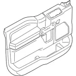 FL3Z1823942BA - Body: Door Trim Panel for Ford: F-150 Image