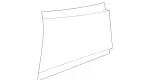 21972705287G50 - Body: Trim Cover for Mercedes-Benz Image