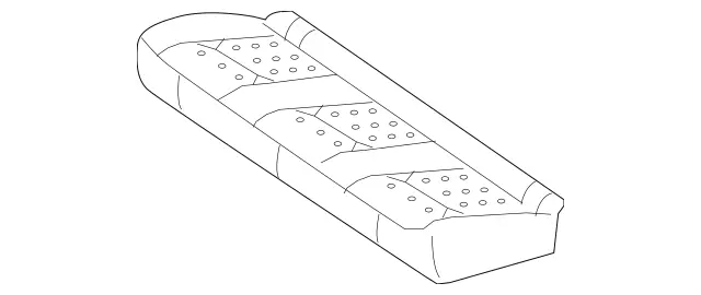 9079502900 - : Seat Cushion Pad for Mercedes-Benz: Sprinter 1500, Sprinter 2500, Sprinter 3500, Sprinter 3500XD, Sprinter 4500 Image