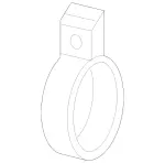 1642 - Body: Trim Ring Clamp for Mercedes-Benz Image