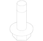 19846729 - Electrical System: Hexalobular Bolt for Mercedes-Benz Image