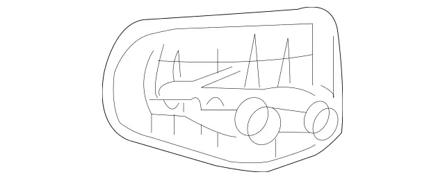 2118310498 - Body: Seal for Mercedes-Benz Image