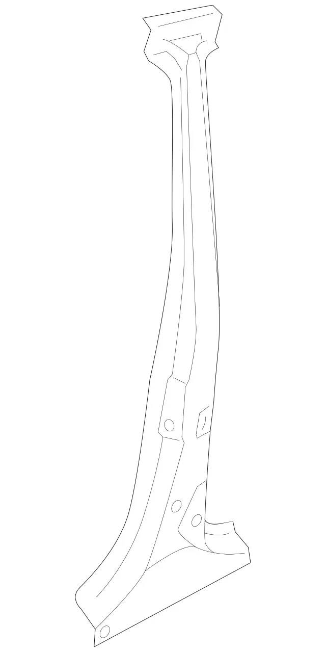 1646300811 - Body: Center Pillar Reinforced for Mercedes-Benz Image