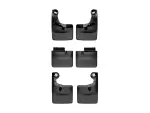110134110078120134 - : Black MudFlap No-Drill DigitalFit® MudFlap Kit for WeatherTech Image