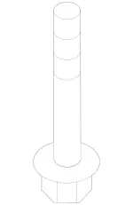 9905711 - Cowl, Front Panel: Self-Tapping Screw for Mercedes-Benz Image