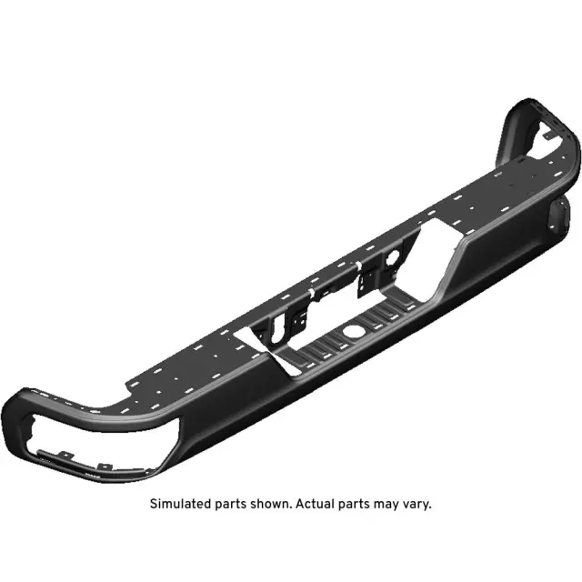 Chrome Rear Bumper Face Bar For 2019-2025 Chevy Silverado & GMC Sierra W/ Park Assist
