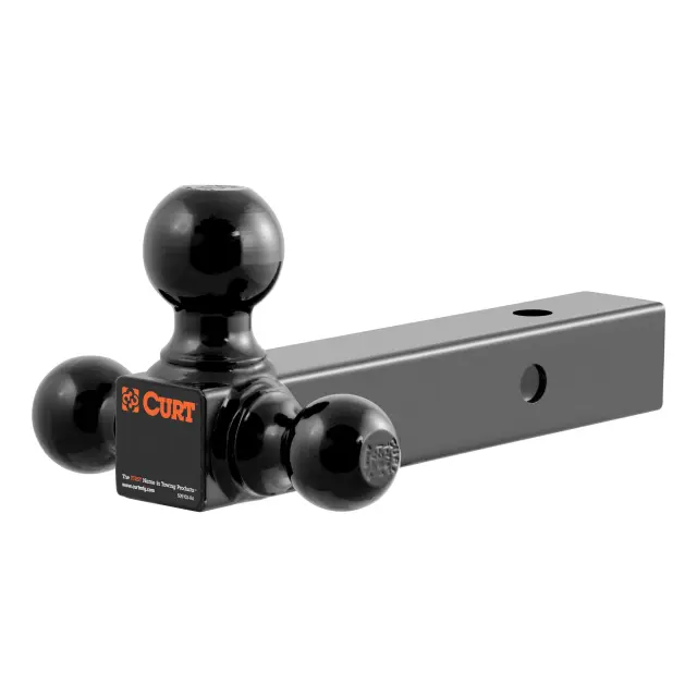 45652 - : Multi-Ball Mount (2" Hollow Shank, 1-7/8", 2" &amp; 2-5/16" Black Balls) for CURT Image