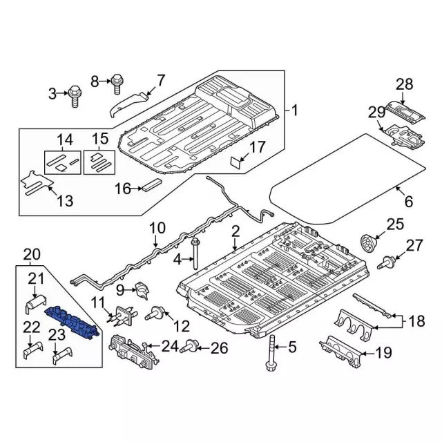 NK4Z10C666E - : Junction Block for Ford: Mustang Mach-E Image