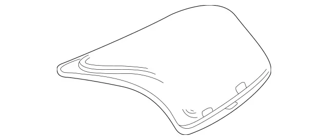 22069029259C24 - Body: Trunk Lid Trim for Mercedes-Benz Image