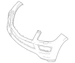 16688531259999 - : Bumper Cover for Mercedes-Benz Image