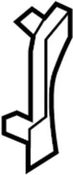 F84101A60E - : Finish Molding for INFINITI: QX80 Image