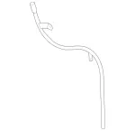 2750100766 - : Tube for Mercedes-Benz Image