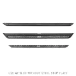 DSS4054T - : Dominator Xtreme DSS Side Steps with Rocker Panel Mounting Bracket Kit for Go Rhino Image