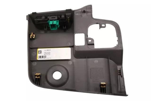 23178453 - : Medium Dark Pewter Front Driver Side Door Accessory Switch Mount Plate for GM Image