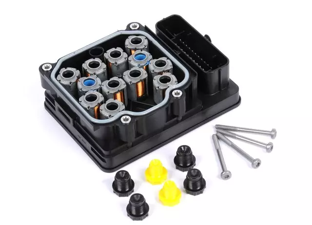 Part# 23175776 Electronic Brake Control Module with 4 Bolts and 6 Valve Caps - GM (23175776)