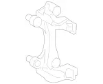 2044230594 - : Brake Carrier for Mercedes-Benz Image
