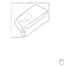 2780100767 - Chassis Sheet Metal Parts/Air Intake: Cover for Mercedes-Benz: CL63 AMG, CLS63 AMG, CLS63 AMG S, E63 AMG, E63 AMG S, G63 AMG, GL63 AMG, GLE63 AMG, GLE63 AMG S, GLS63 AMG, ML63 AMG, S63 AMG, SL63 AMG Image