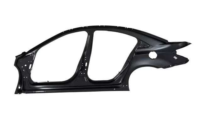 Passenger Side Outer Body Side Panel with Reinforcement, Plate, and Brackets - GM (94553207)