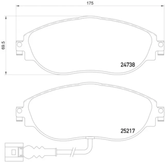 355015921 - : Disc Brake Pad Set for Hella Pagid Image