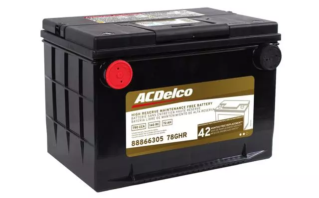 88866305 - Electrical: Vehicle Battery for Buick: Century, LeSabre, Rainier, Regal, Rendezvous | Cadillac: Escalade, Escalade EXT | Chevrolet: Astro, Avalanche 1500, Avalanche 2500, Express 1500, Express 2500, Express 3500, Express 4500, Impala, Monte Carlo, Silverado 1500, Silverado 1500 Classic, Silverado 1500 HD, Silverado 1500 HD Classic, Silverado 2500, Silverado 2500 HD, Silverado 2500 HD Classic, Silverado 3500, Silverado 3500 Classic, Suburban 1500, Suburban 2500, Tahoe, Trailblazer, Trailblazer EXT | GMC: Envoy, Envoy XL, Envoy XUV, Savana 1500, Savana 2500, Savana 3500, Savana 4500, Sierra 1500, Sierra 1500 Classic, Sierra 1500 HD, Sierra 1500 HD Classic, Sierra 2500, Sierra 2500 HD, Sierra 2500 HD Classic, Sierra 3500, Sierra 3500 Classic, Yukon, Yukon XL 1500, Yukon XL 2500 | Oldsmobile: Bravada, Silhouette | Pontiac: Aztek, Bonneville, Montana Image