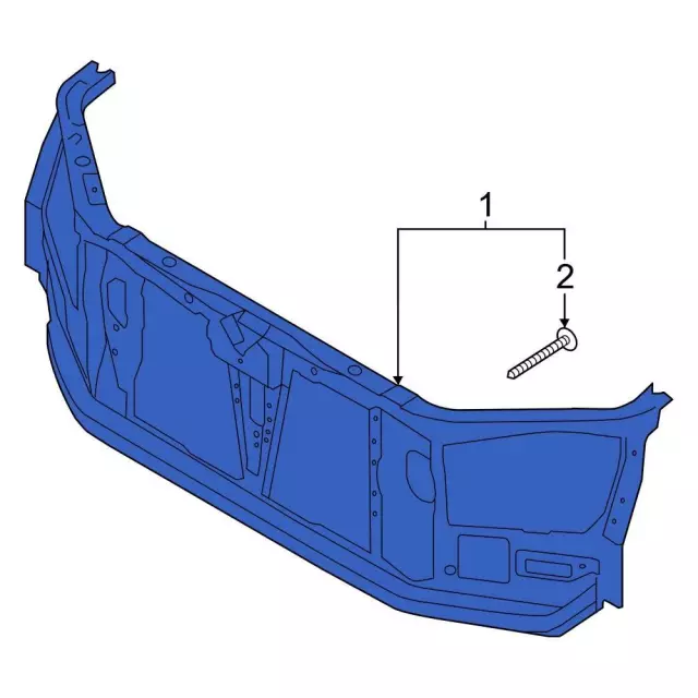 KB3Z16138B - Body: Radiator Support for Ford Image
