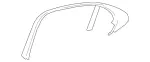 22273099013E59 - Body: Window Trim for Mercedes-Benz Image