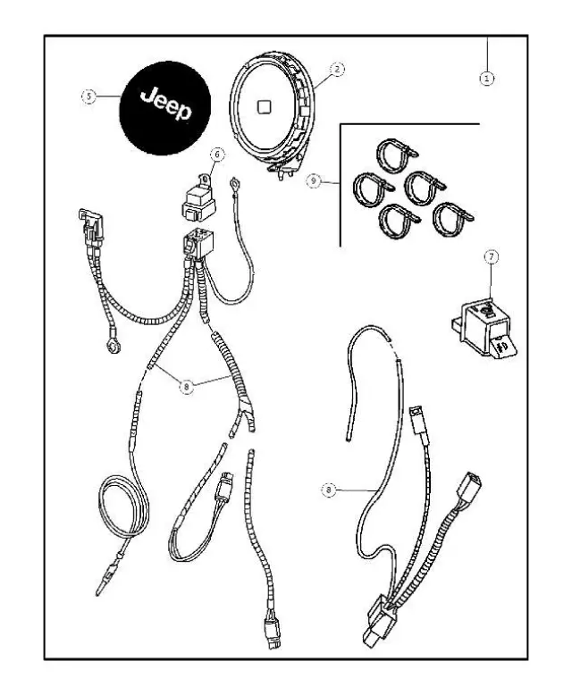 Multifunction Switch - Mopar (5016709AD)