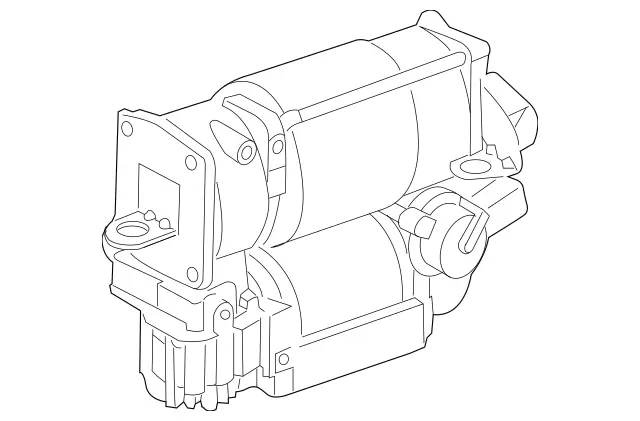 2123200404 - Springs, Suspension and Hydraulic Components: Compressor Unit for Mercedes-Benz: CLS400, CLS550, CLS63 AMG, CLS63 AMG S, E250, E350, E400, E550, E63 AMG, E63 AMG S Image image