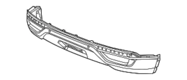 3CM807521C9B9 - : Spoiler for Volkswagen: Atlas Cross Sport Image