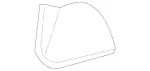 21173705887F72 - Body: Speaker Cover for Mercedes-Benz Image