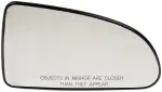 56010 - Body: Passenger Non-Heated Door Mirror Glass for Dorman Image