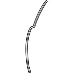 8L8Z7825355C - Body: Front Weather-strip for Ford Image