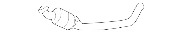 1644900314 - Exhaust System: Catalytic Convert. System for Mercedes-Benz: ML500, ML550 Image