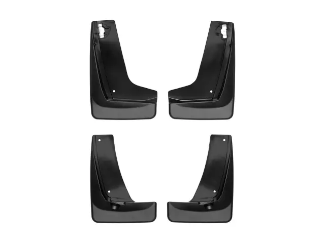 110077120077 - : Black MudFlap No-Drill DigitalFit® MudFlap Kit for WeatherTech Image