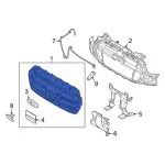 NK4Z17B968AD - : Grille Assembly for Ford: E-Transit Image